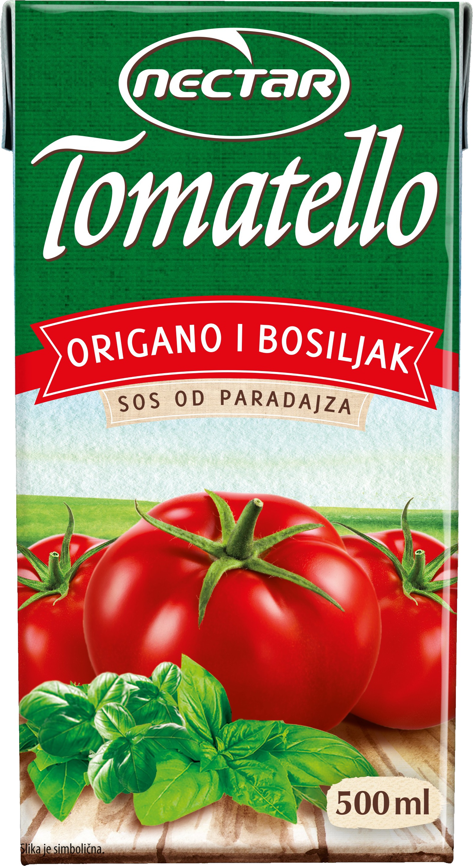 Slika za Paradajz sos origano i bosiljak Tomatello 500ml