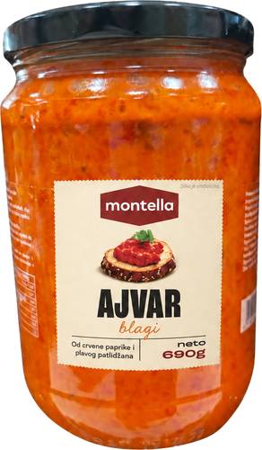 Slika za Ajvar blagi Montella 690g