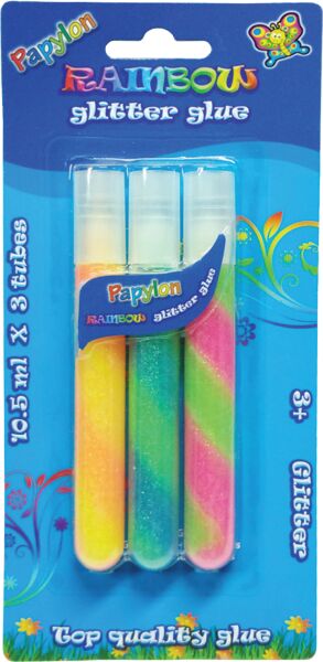 Slika za Glitter u tubama-rainbow