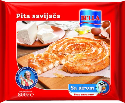 Slika za Pita uvijača sa sirom Bella 800g