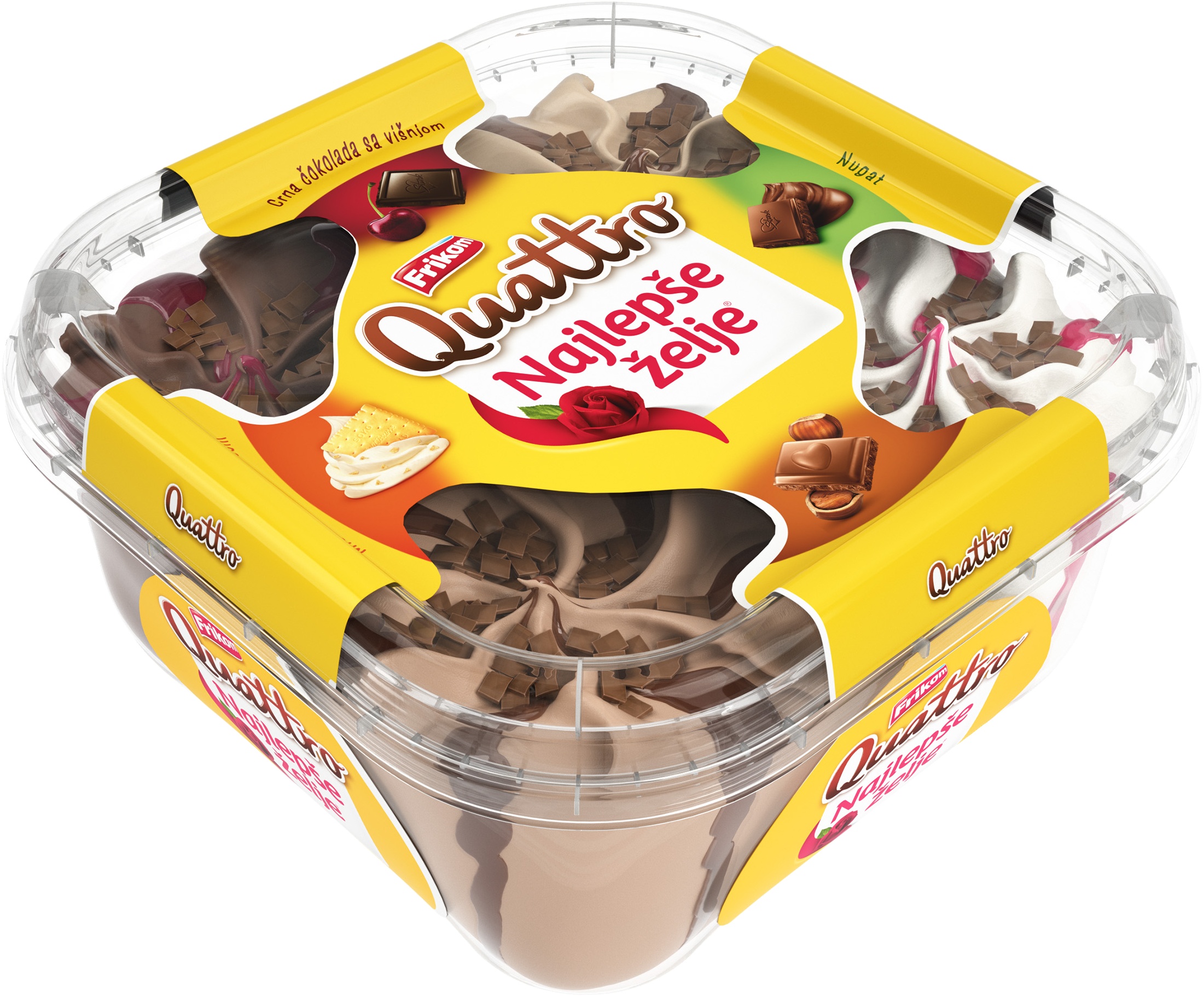 Slika za Sladoled najlepse želje Quattro 1600ml
