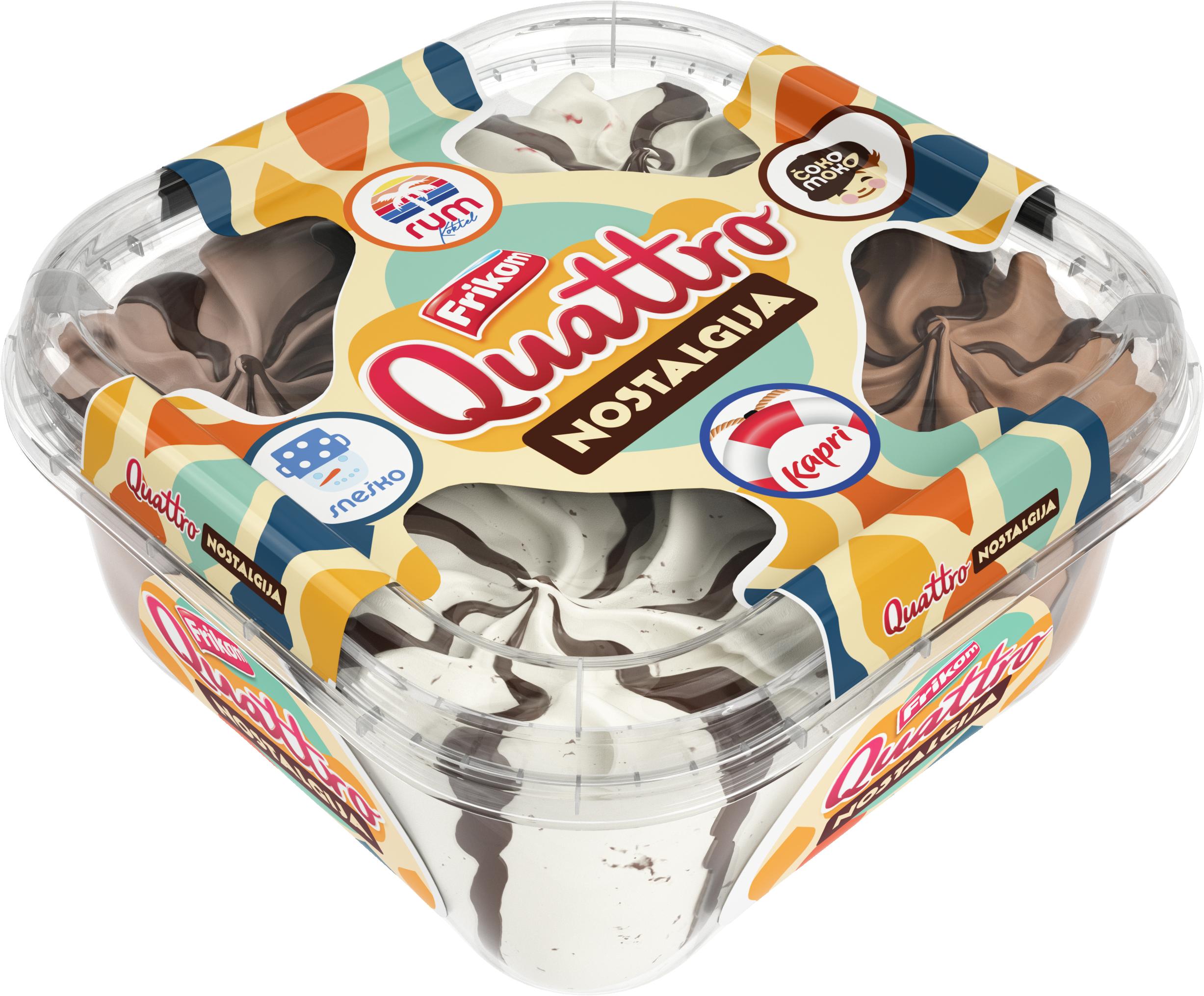Slika za Sladoled nostalgija Quattro 1600ml