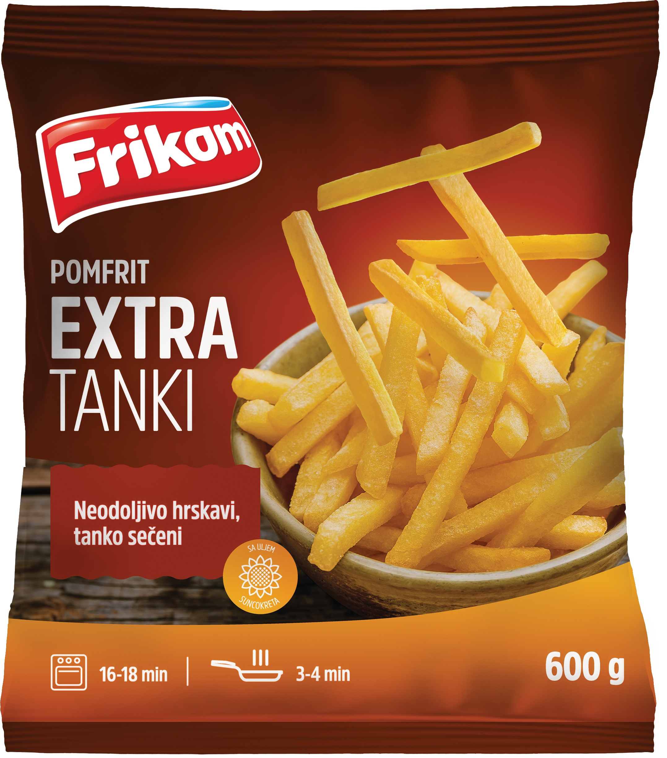 Slika za Pomfrit ekstra tanki Frikom 600g