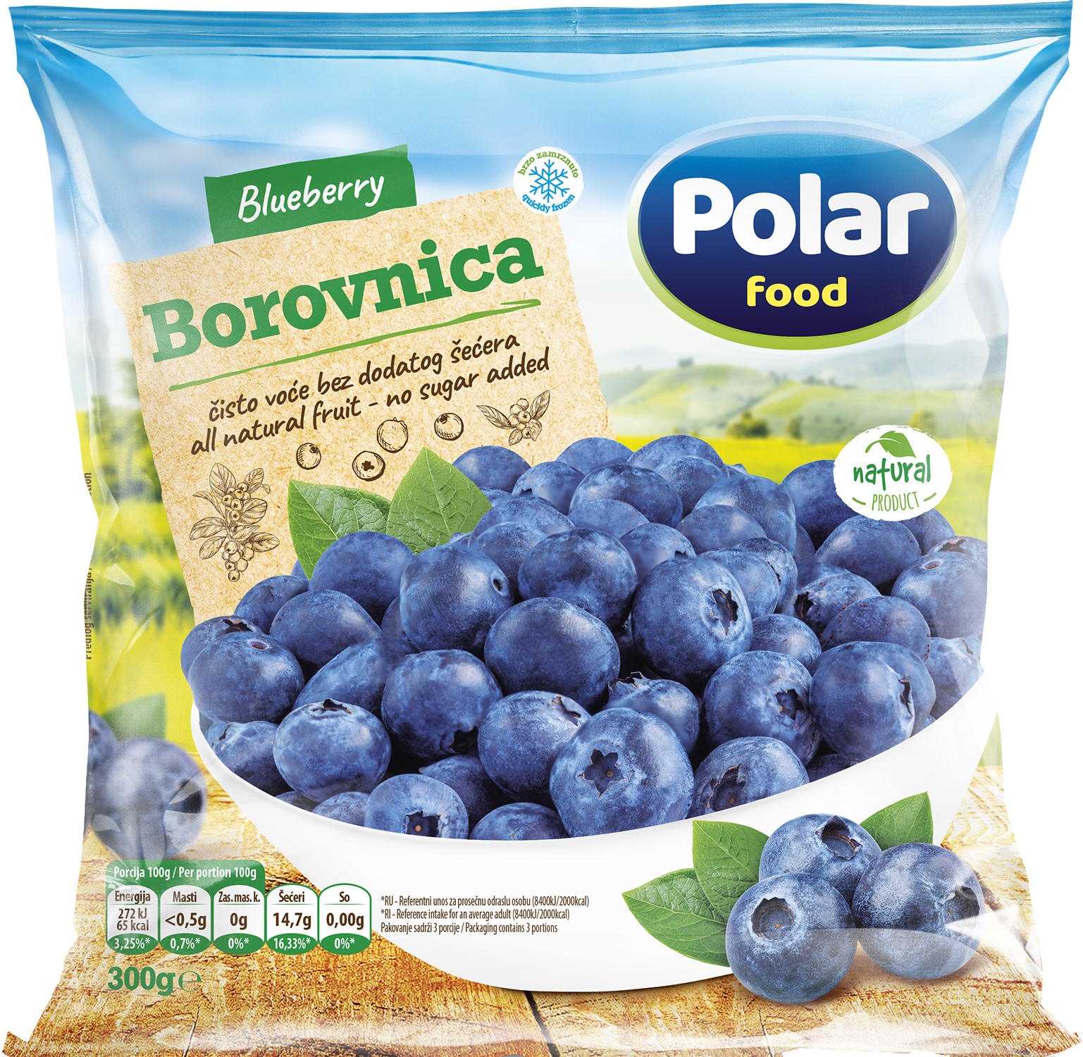 Slika za Borovnica smrznuta Polar Food 300g