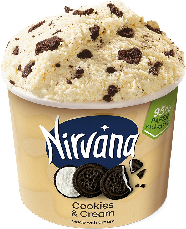 Slika za Sladoled cookie&cream Nirvana 150ml