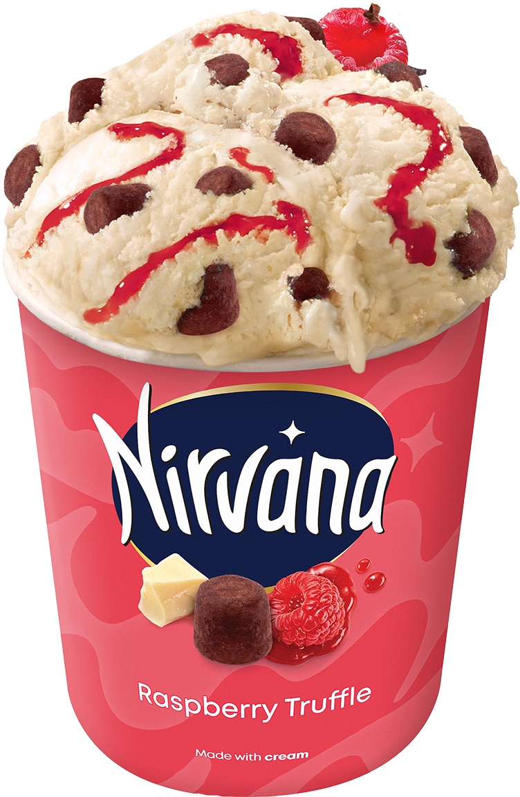 Slika za Sladoled raspberry truffle Nirvana 420ml