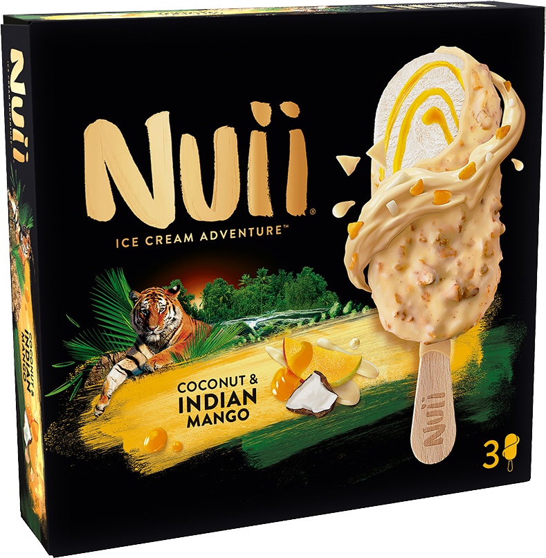 Slika za Sladoled indian mango Nuii 3x90ml