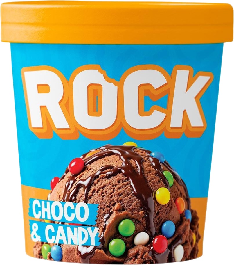 Slika za Sladoled choco candy Rock 450ml