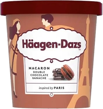 Slika za Sladoled double chocolate ganache Haagen Dazs 420ml