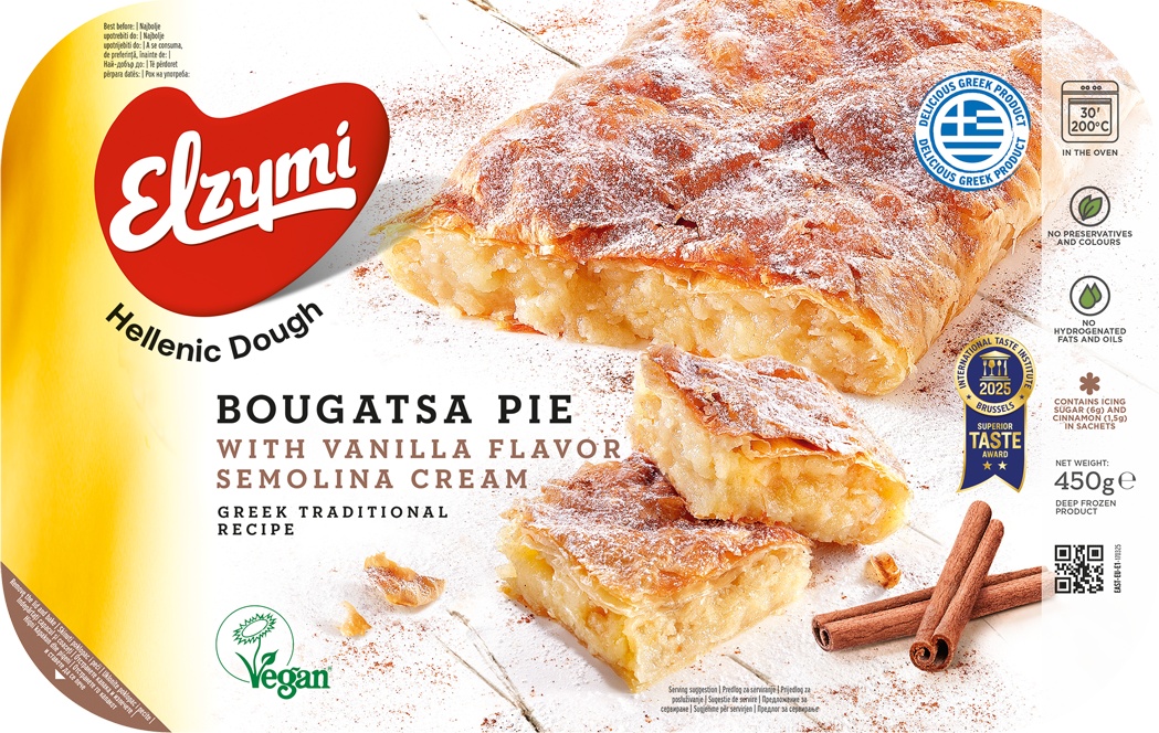 Slika za Pita griz&vanila Bougatsa elzymi 450g