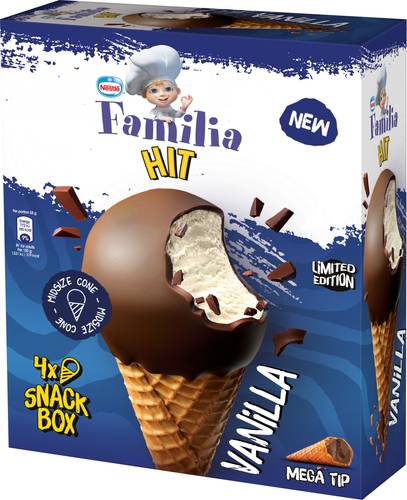Slika za Sladoled vanila Familia 4x85ml