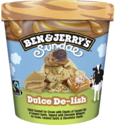 Slika za Sladoled sundae dulce delish Ben&Jerry 427ml