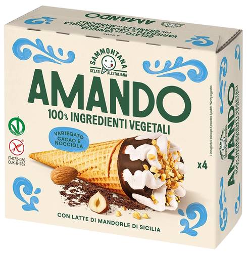 Slika za Sladoled sandwich Amando 4x52ml