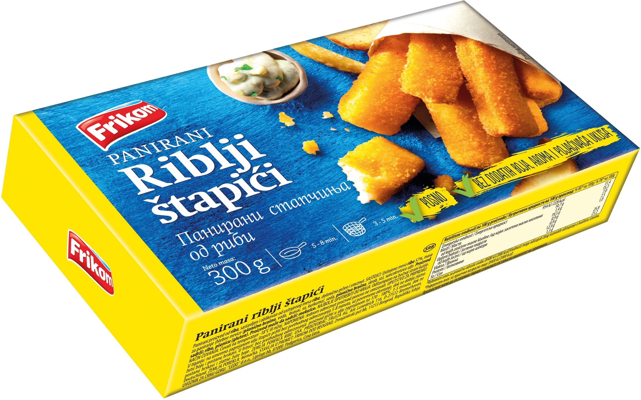 Slika za Panirani riblji štapići Frikom 300g