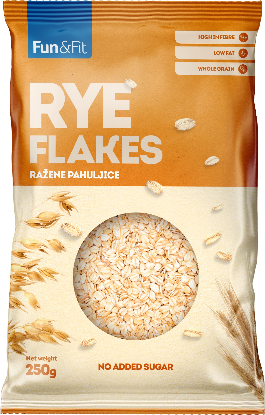 Slika za Pahuljice ražene Fun&Fit 250g