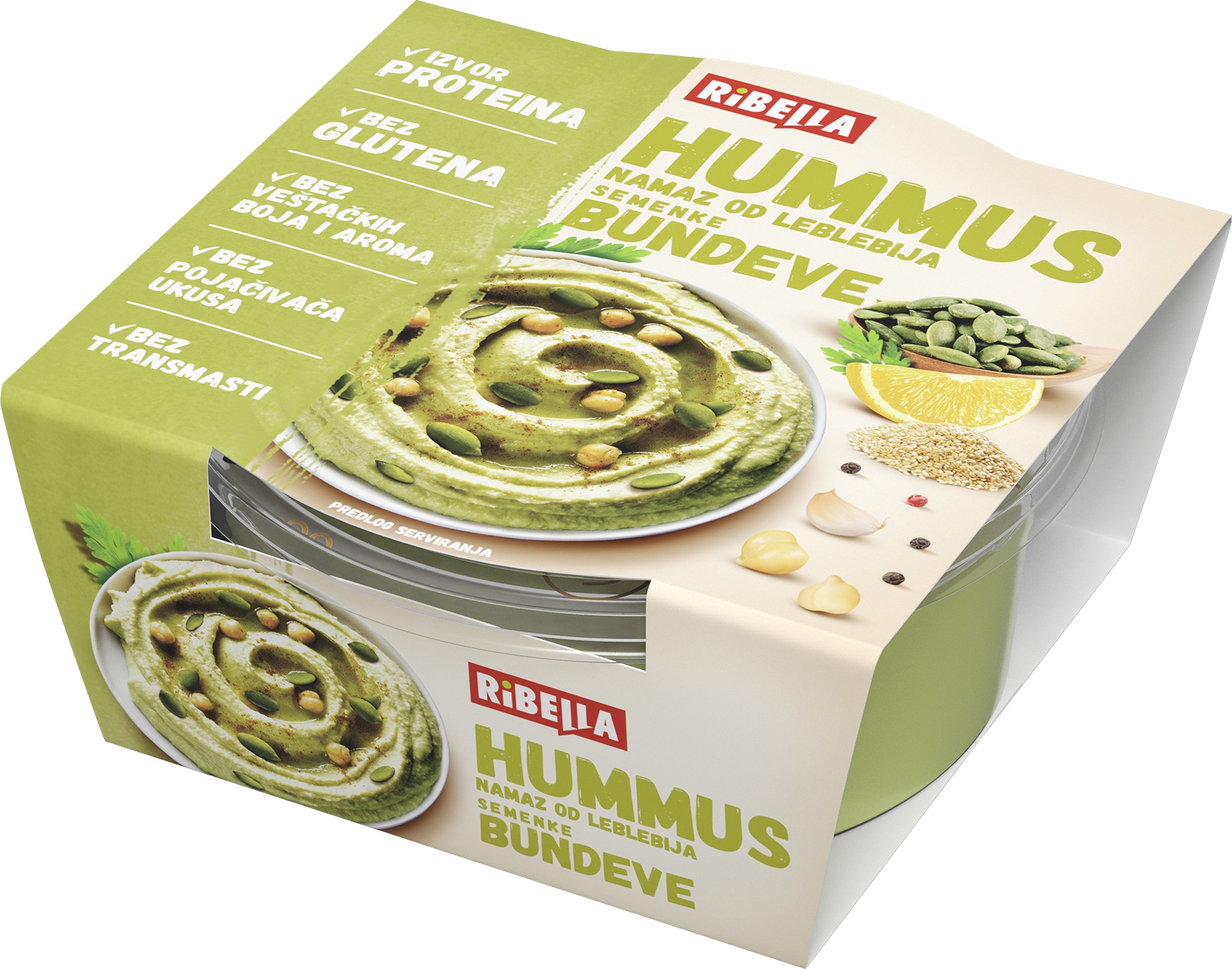 Slika za Hummus semenke bundeve Ribella 200g