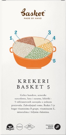 Slika za Krekeri Basket 5 90g