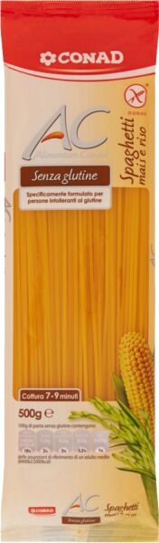 Slika za Testenine bezglutenske spaghetti kukuruz i Pirinač Conad 500g