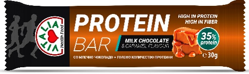 Slika za Proteinski bar karamel i mlečna čokolada Vitalia 30g