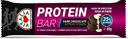 Slika za Proteinski bar kremasti kolači i tamna čokolada Vitalia 30g
