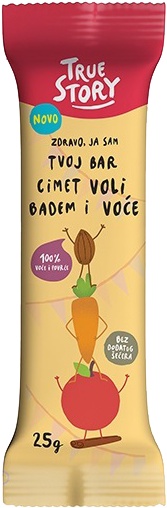 Slika za Mini bar cimet badem i voće True story 25g