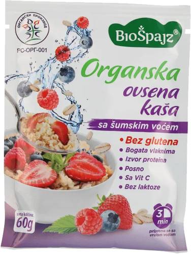 Slika za Ovsena kaša sa šumskim voćem BioŠpajz 60g