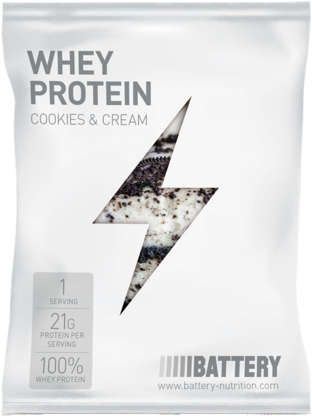 Slika za Protein Whey cookies&cream Battery 30g