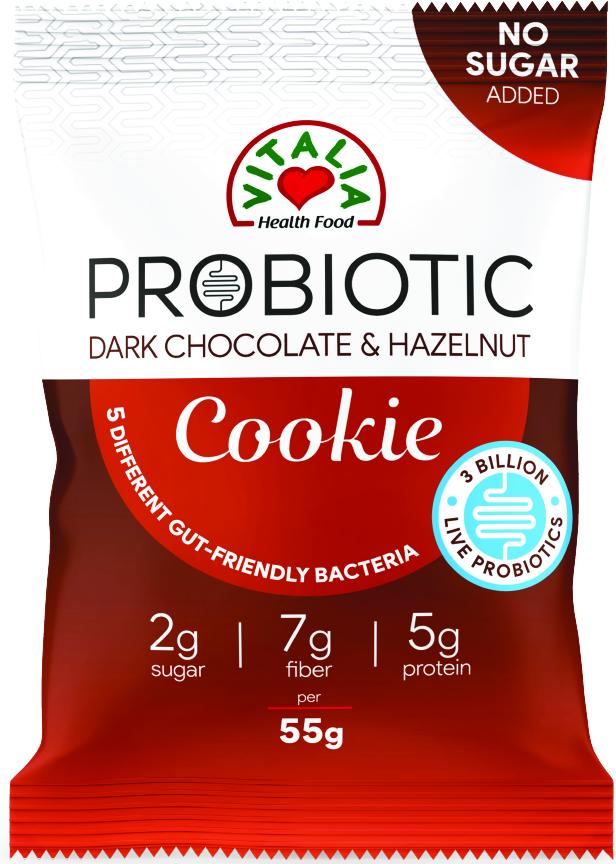 Slika za Probiotik crna čokolada I lešnik Vitalia 55g