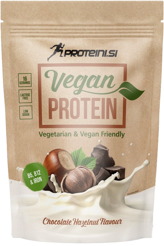 Slika za Protein veganski čokolada&lešnik Proteini.Si 500g