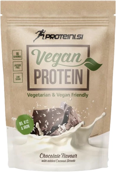 Slika za Protein veganski čokolada&kokos Proteini.Si 500g