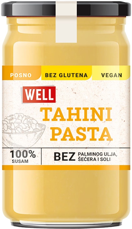 Slika za Namaz pasta tahini Well 370g