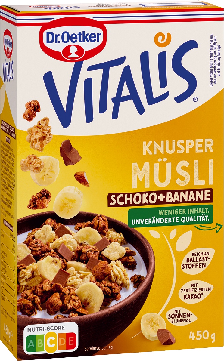 Slika za Musli krispi čokolada banana Vitalis 450g