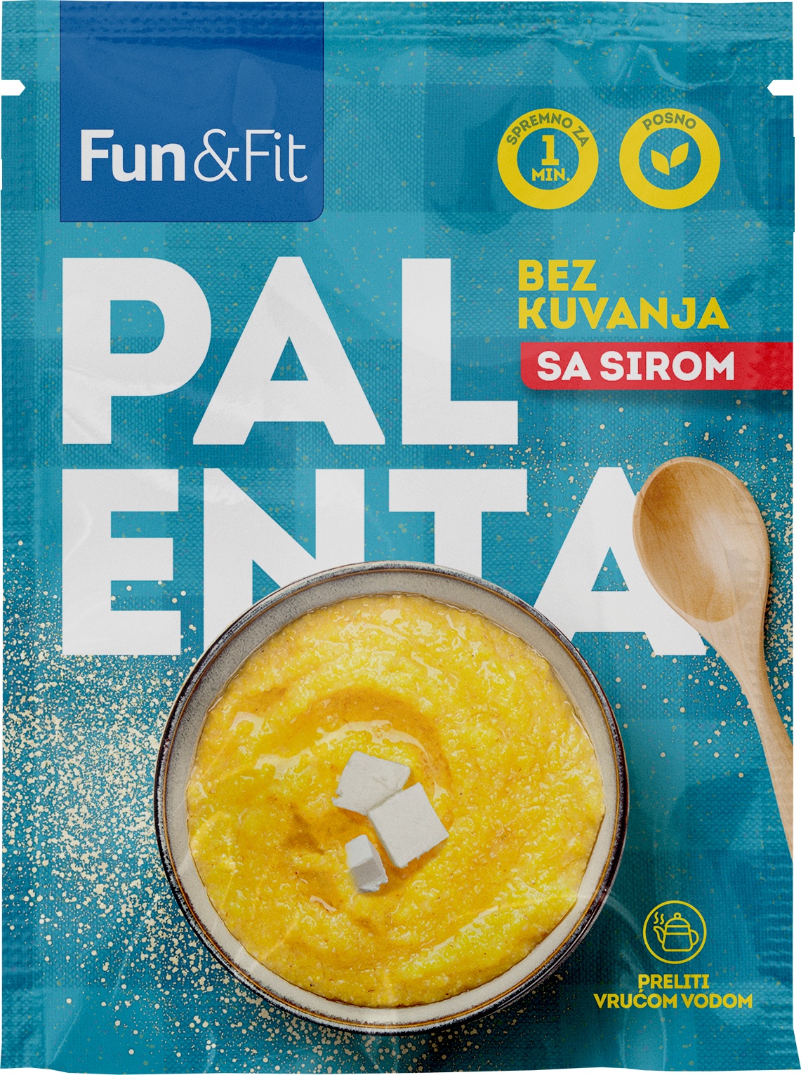 Slika za Palenta sa sirom instant Fun&fit 55g