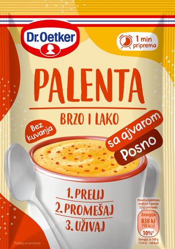 Slika za Palenta instant sa ajvarom Dr Oetker 55g