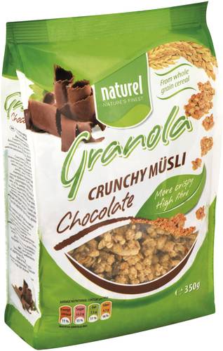 Slika za Granola sa komadićima čokolade Naturel 350g