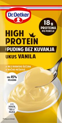 Slika za Proteinski puding vanila high protein Dr.Oetker 31g