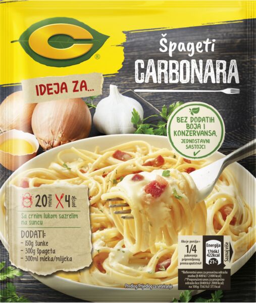 Slika za Začin C Fix spaghetti carbonara 37g