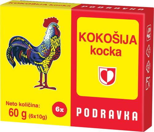 Slika za Kokošija kocka retro Podravka 60g