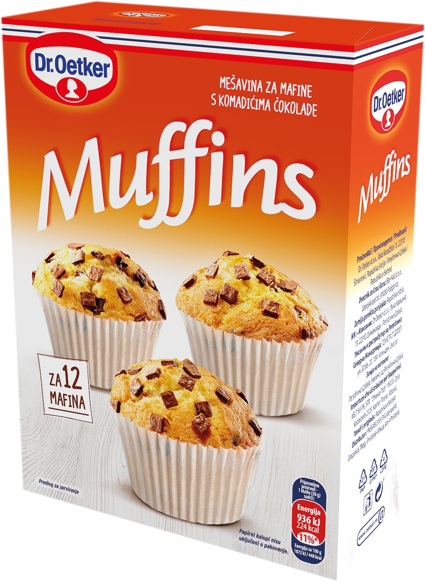 Slika za Smesa za mafine Dr.Oetker 360g