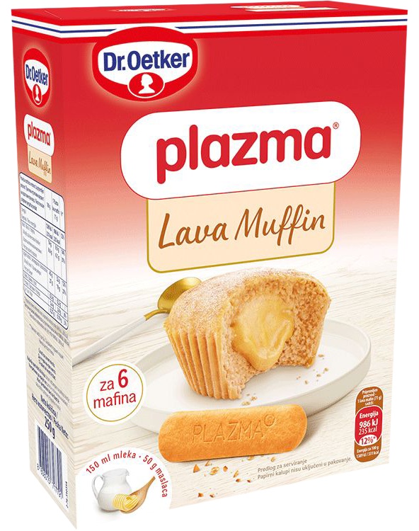 Slika za Smesa za lava muffin Plazma 250g