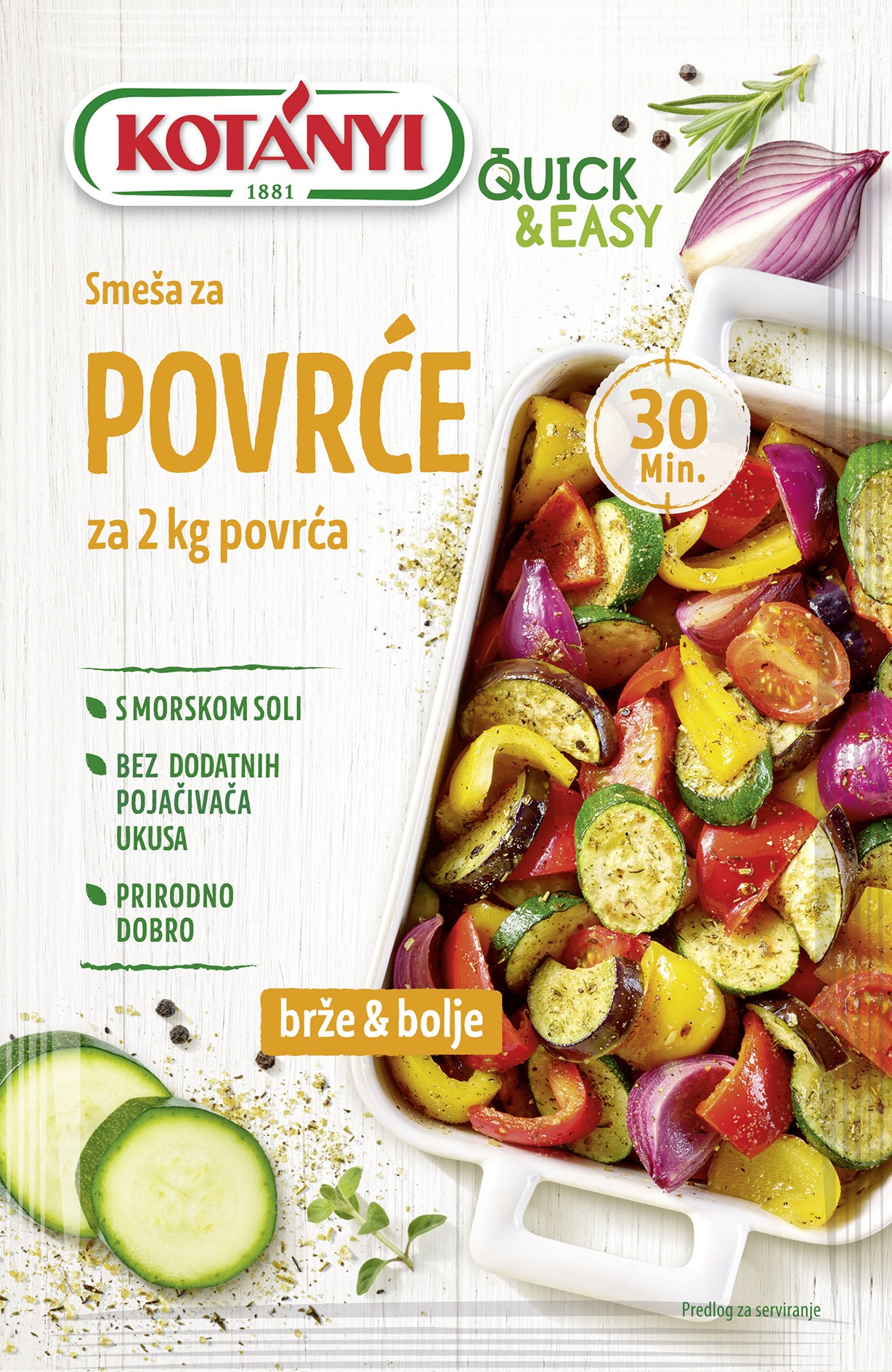 Slika za Začin smesa za povrće Kotanyi 35g