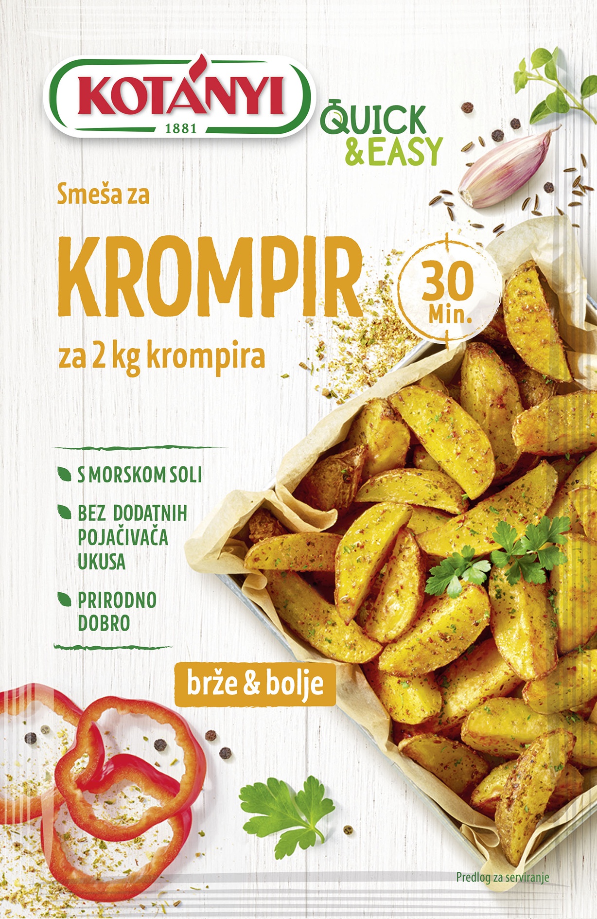 Slika za Začin smesa za krompir Kotanyi 30g