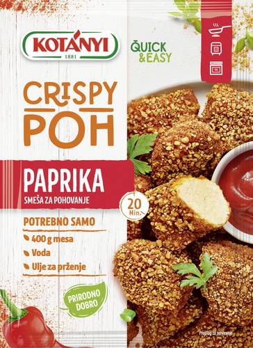 Slika za Začin krispi za pohovanje paprika Kotanyi 70g
