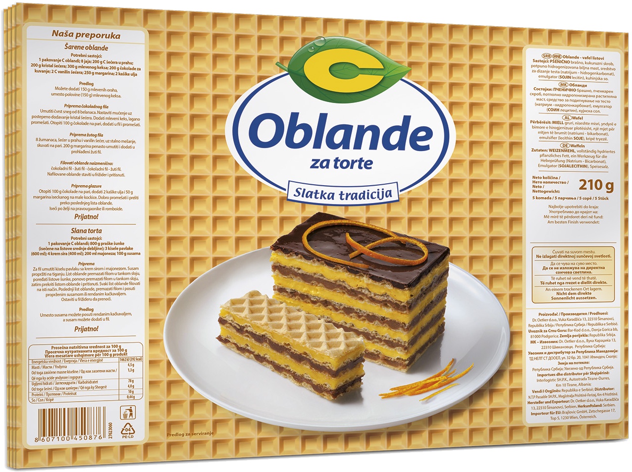 Slika za Oblande za torte C 5x42g