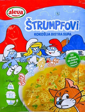 Slika za Supa bistra kokošija štrumpfovi Aleva 50g