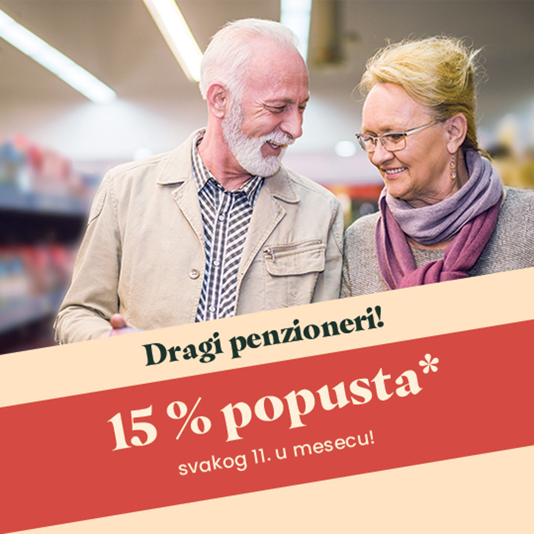 Popust na kupovinu za penzionere